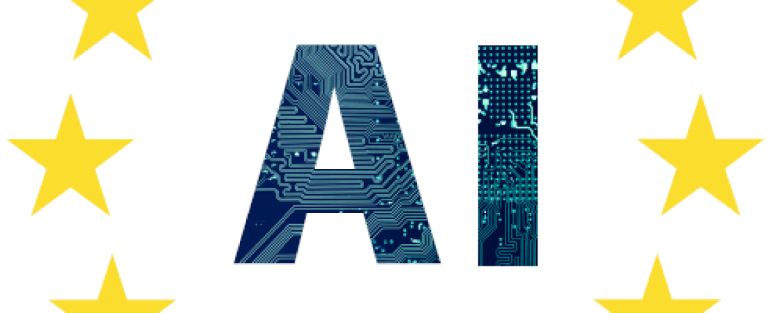 Picture of the word "AI" surrounded by stars.