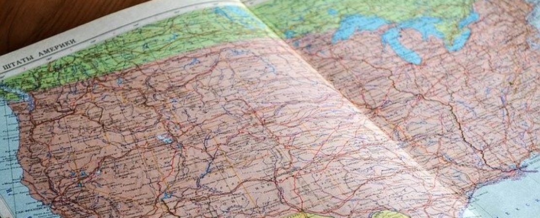 A map of the United States.